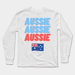 Aussie, Aussie, Aussie T-Shirt Long Sleeve T-Shirt